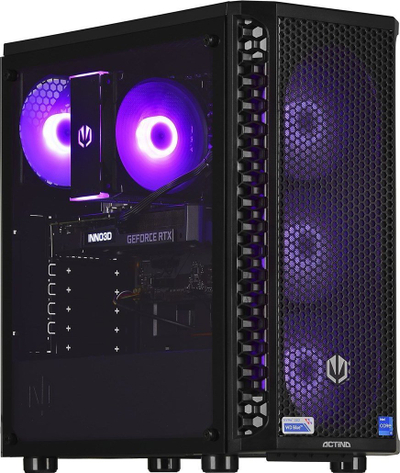 Kompjuter gaming Actina MIDI Tower, Intel Core i5-12400F, 16GB RAM, 1TB SSD, RTX 3060, i zi