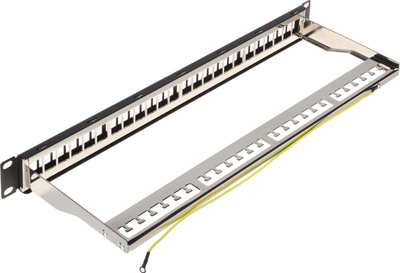 Patch panel Digitus PP-24/FX/C, 1U, 24 porta keystone, i zi