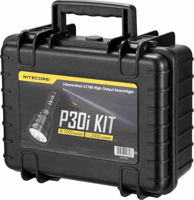 Elektrik dore Nitecore P30i Hunting Kit, 2000 lumens, bateri 21700, i zi