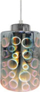 Llambadar varëse Nocturno Pendant, 3x40W E27, xham 3D, krom