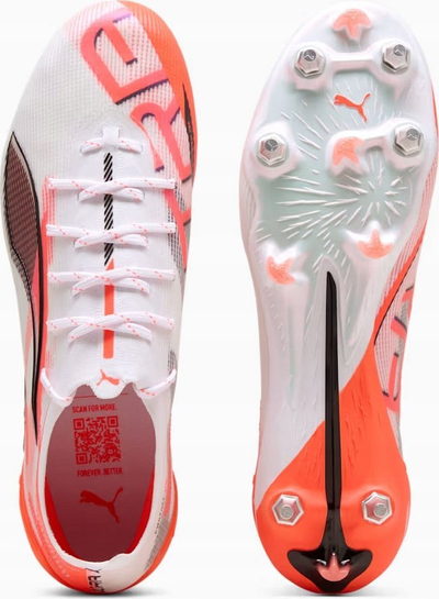 Këpucë futbolli Puma Ultra 5 Ultimate MxSG M 108343-01, për fusha të buta, shumëngjyrëshe