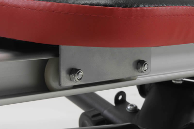 Rower Toorx Compact, rezistencë hidraulike, deri 110 kg, i zi me të kuqe