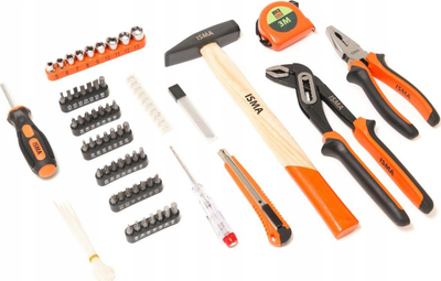 Set veglash Isma Tool Set Kit, 101 pjesë, çelik krom vanadium, me kuti plastike