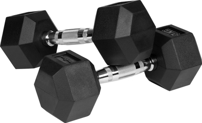 Pesha dore Rebel, set 2 x 5 kg, e zezë