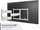 Mbajtëse muri për TV Vogels Elite TVM 5645, full motion, për 40"-77", e zezë