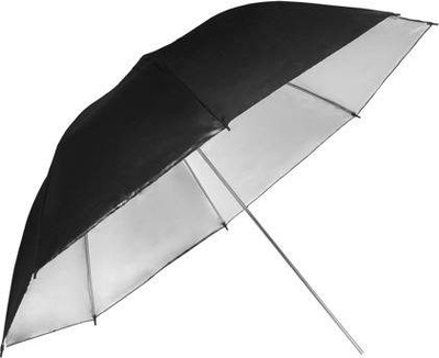 Çadër reflektuese studio GlareOne Umbrella Silver, 76 cm, argjendi me të zezë
