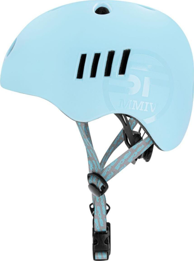 Përkrenare biçiklete Spokey PUMPTRACK, Head Lock, EN 1078, blu e çelët