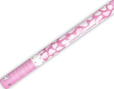 Tub festiv me zemra letre, 60 cm, i bardhë