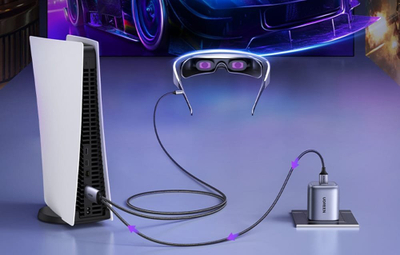 Kабел-адаптер HDMI во USB C UGREEN, активен, 4K 60Hz, 2m, црн