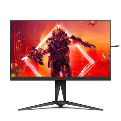 Monitor gaming AOC AGON 5 AG275QZN, 27", 2560 x 1440 QHD, 240Hz, i zi me të kuqe