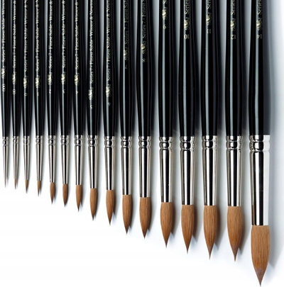 Penel pikture Winsor &amp; Newton Series 7, Kolinsky Sable, nr. 2/0, i zi