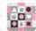 Tapet loje Milly Mally Jolly, puzzle me shkumë 3x3, i trashë 1.2 cm, rozë, gri edhe i bardhë