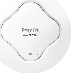 Точка за пристап ДрајТек ВигорАП 912C, Ви-Фи 5, двоен опсег 2.4 GHz 5 GHz, бела
