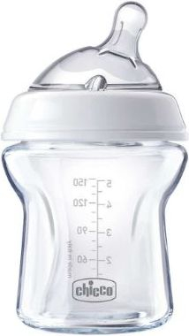 Shishe qelqi Chicco, 150ml, transparente
