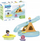 Lodër me uj Playmobil Junior Aqua Bathing Island 71687, me rrëshqitëse, për kalamaj 1+