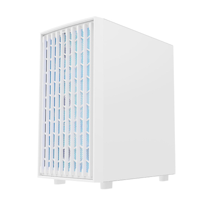 Kuti kompjuteri MODECOM Breeze ARGB Flow, Midi Tower, 4 ventilatorë 140mm, e bardhë