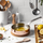 Tigan sauté De Buyer Prima Matera, 24cm, bakër, kafe