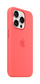 Маска Apple iPhone 15 Pro Silicone Case со MagSafe, Guava