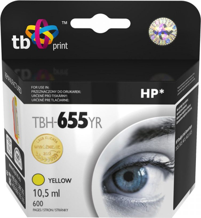 Ngjyrë për printer TB Print për HP DJ Advantage 3225 (TBH-655YR), e verdhë