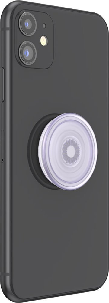 Mbajtëse telefoni PopSockets PopGrip me ngjitës Plant Based, me kickstand, majë e këmbyeshme, dusty lavender