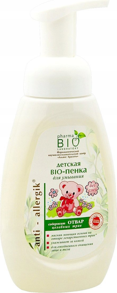 Shkumë pastruese për fëmijë Bio Pharma, bio, 300ml, e bardhë