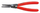 Darë për seger të brendshëm Knipex 48 11 J2, 180mm, me maje të drejta, e kuqe