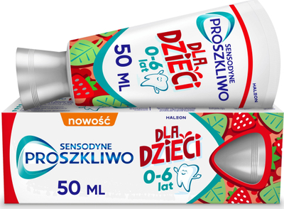 Pastë dhëmbësh për kalamaj Sensodyne Kids, 50 ml, 0–6 vjeç, e bardhë