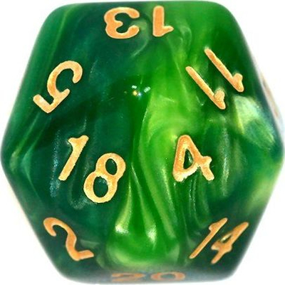 Set zare Rebel RPG Two Color, 7 copa, mint e gjelbër