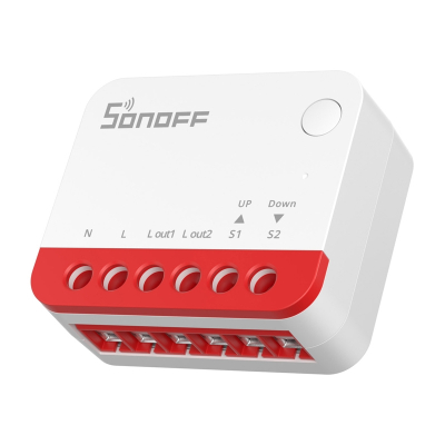 Ndërprerës perde inteligjent Sonoff MINI-ZBRBS, Zigbee, përforcues sinjali, i bardhë