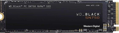 Disk SSD WD Black SN750, 2TB, M.2 2280 PCI-E x4 Gen3 NVMe