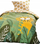 Set shtrati për kalamaj Univers Décor Comforter, 140x200 cm, pambuk 100%, jeshile me të verdhë