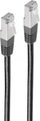 Kabllo rrjeti Shiverpeaks RJ-45 Cat 6 S/FTP, 0.25m, i zi