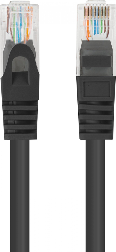 Kabllo rrjeti Lanberg PCU6-10CC-0750-BK, UTP Cat 6, 7.5m, e zezë