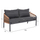 Sofa e jashtme 3-ulëse Maerly (HM6055.03), bezhë