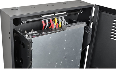 Kabinet serveri Eaton Tripp Lite SmartRack 6U, montim vertikal në mur, 36", ngjyrë e zezë