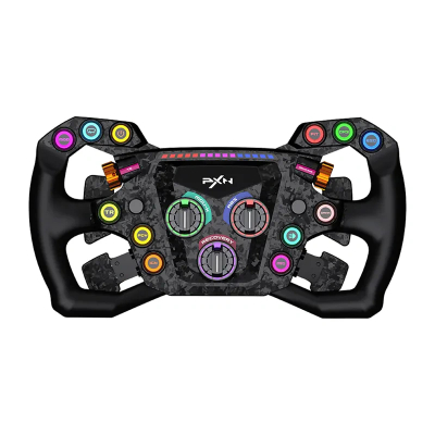 Timon lojërash PXN GT ONE, sim racing, RGB, i zi