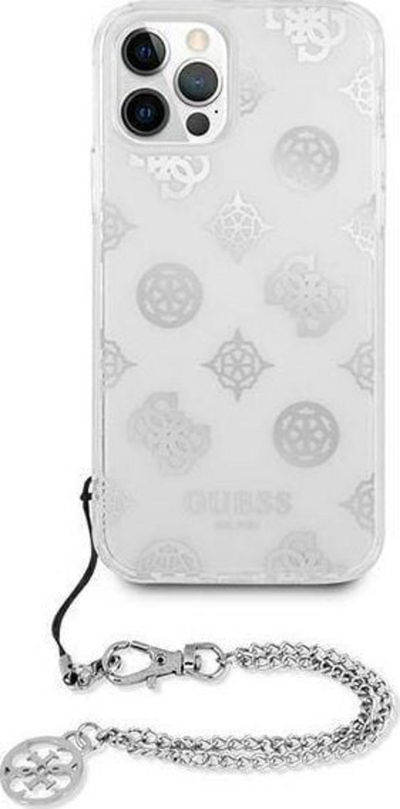 Mbulesë telefoni Guess GUHCP12LKSPESI, për iPhone 12 Pro Max 6.7", hardcase, argjend