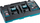 Сет батерии и полнач Makita XGT BL4040F DC40RB, 40V 4.0Ah, литиум јон, црн