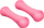 Set pesha dore Spokey Bone II, 2x1kg, neopren, rozë