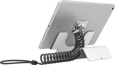 Kabllo sigurie për tablet Compulocks Universal Tablet Coiled Lock, 1.83m, argjendtë