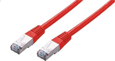 Kabllo rrjeti C TECH CB PP5F 2R, Cat5e FTP, 2 metra, e kuqe