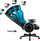 Гејминг стол Diablo Chairs X-ST4RTER, механизам за прилагодување, црно црвена