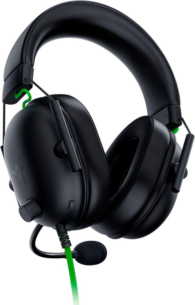 Гејминг слушалки Razer Blackshark V2 X, со кабел, за PlayStation, црни
