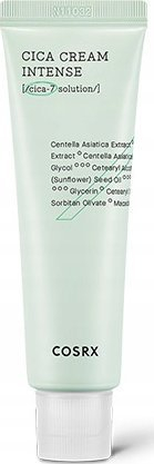 Krem fytyre CosRx Cica Cream Intense, qetësues i fortë, 50 ml, i gjelbër