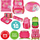 Set çantë shkolle Herlitz Loop Plus Bloomy Horse, ergonomike, pa PVC, rozë