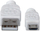 Kabllo USB 2.0 A në Micro USB, 0.3 m, e bardhë