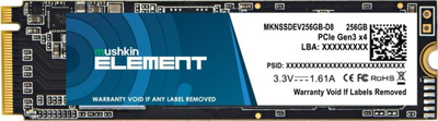 Disk SSD Mushkin Element, 256GB, M.2 2280 PCI-E x4 Gen3 NVMe
