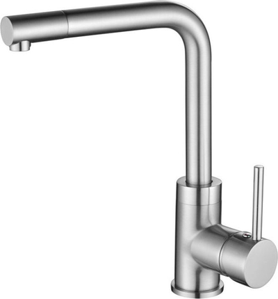 Rubinet kuzhine Aquasanita FORTE 5553-002, gryke 360°, përfundim satin argjendi