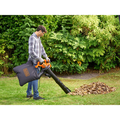 Fshesë gjetesh Black&Decker BEBLV260, 2600W, thes 40L, portokalli