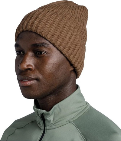 Kape triko Buff Renso Knitted Fleece W, me fleece, kafe